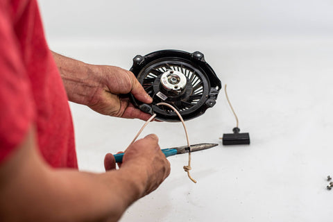 changing pull cord on lawn mower