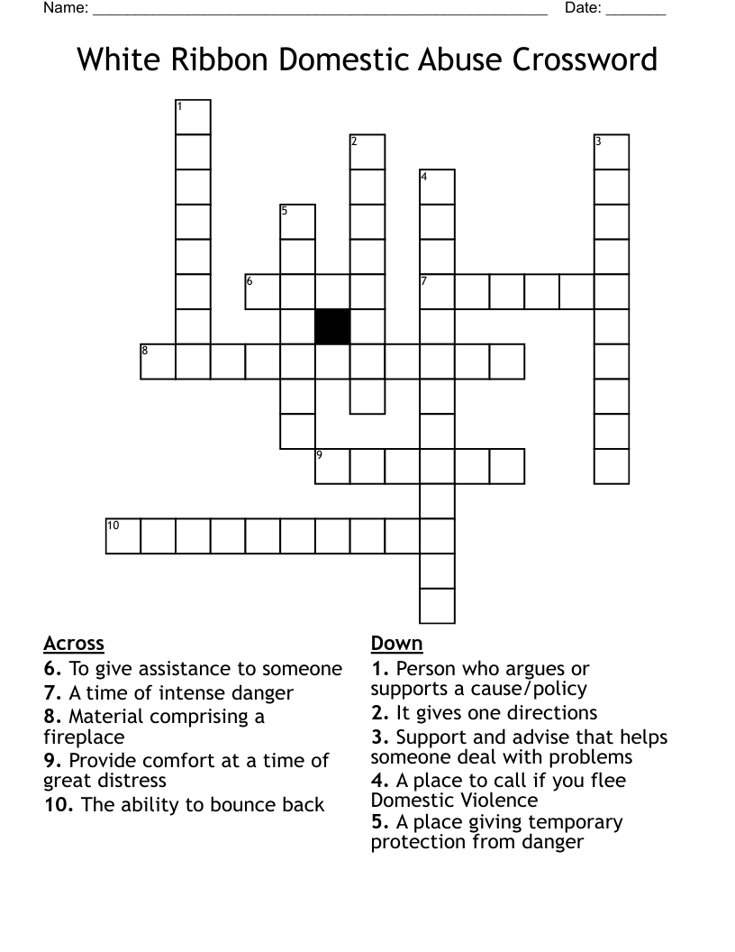 comfort in distress crossword puzzle clue