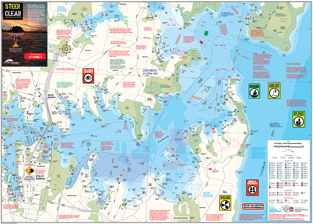 nsw mooring map