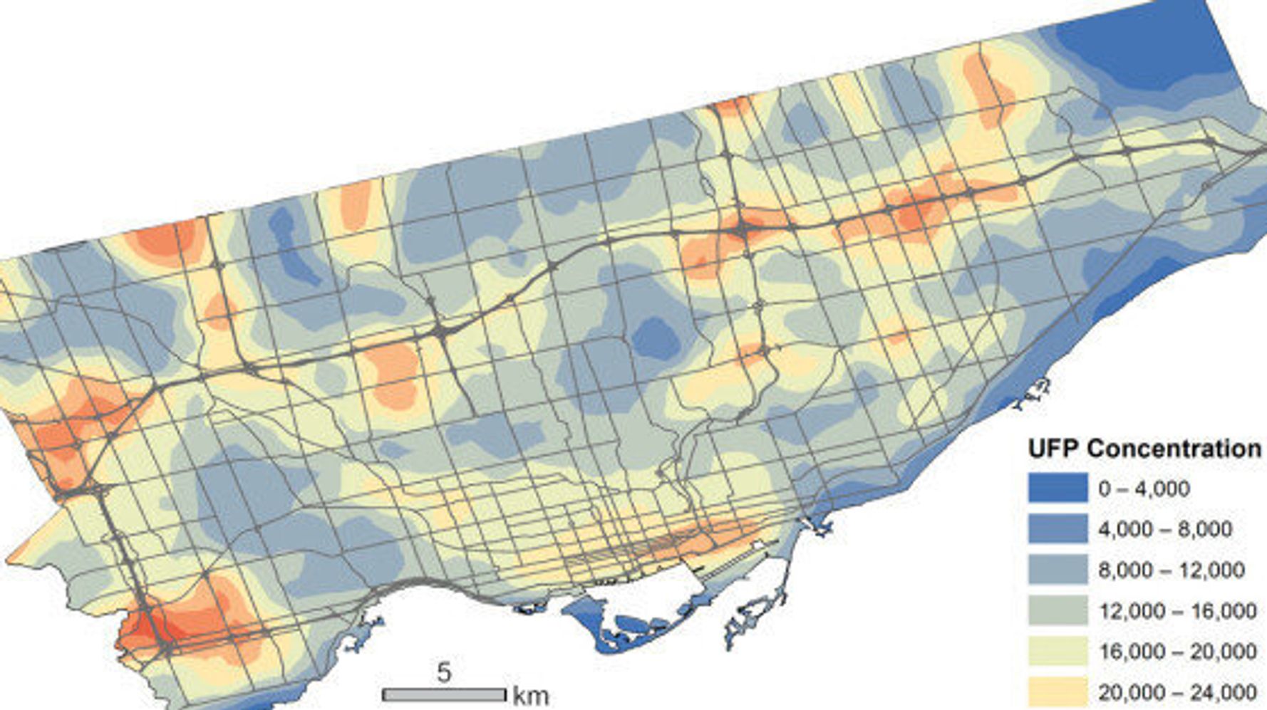 air quality index map ontario