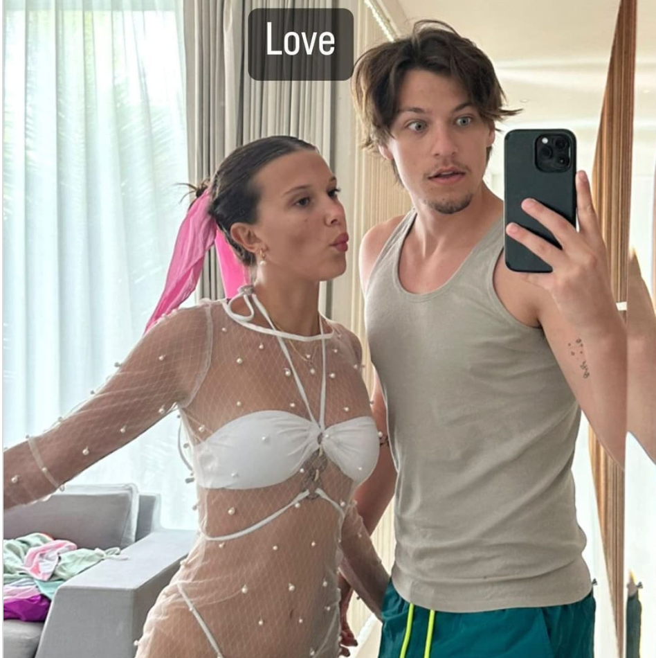 millie bobby brown in a thong