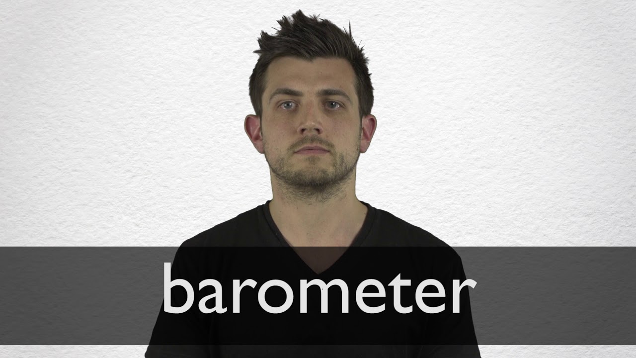 barometer pronunciation