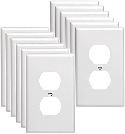 duplex receptacle wall plate