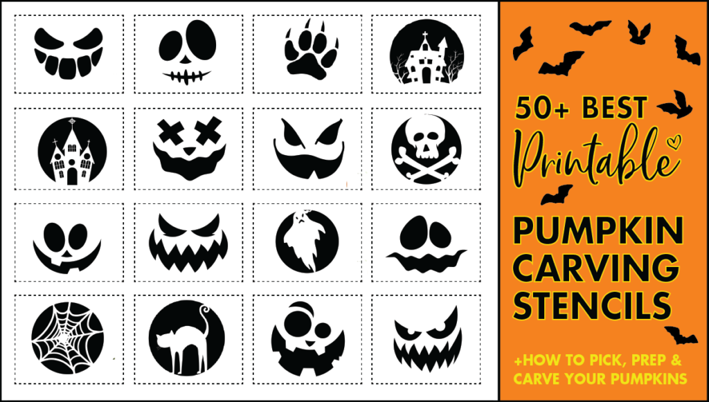 pumpkin designs stencils