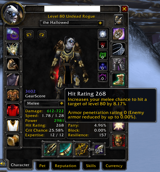 wotlk rogue bis