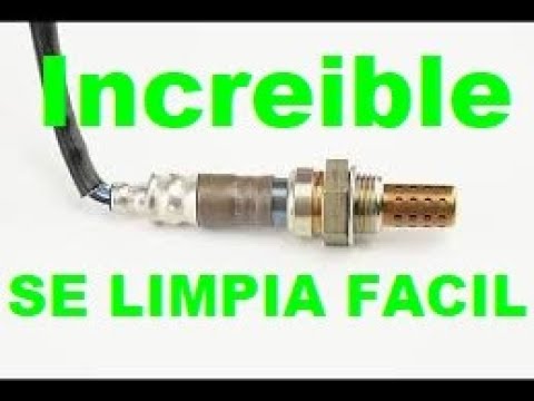 como limpiar sensor de oxigeno