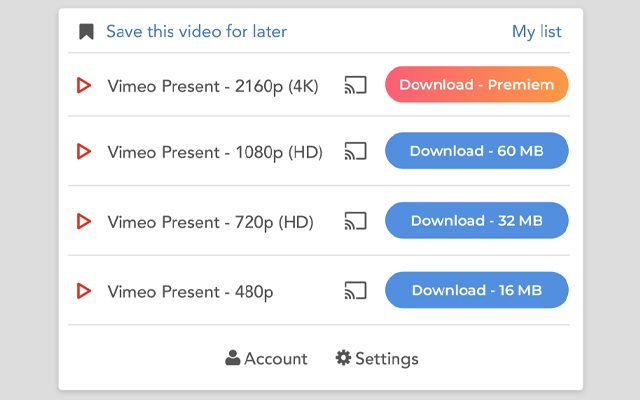 video downloader plus extension