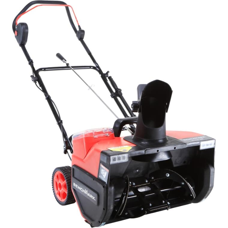 benchmark 22 electric snow blower - 15 amp