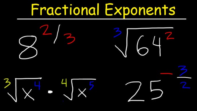 how to solve negative fraction exponents