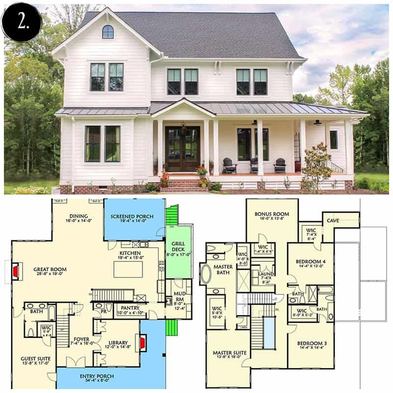 farmhouse plan ideas