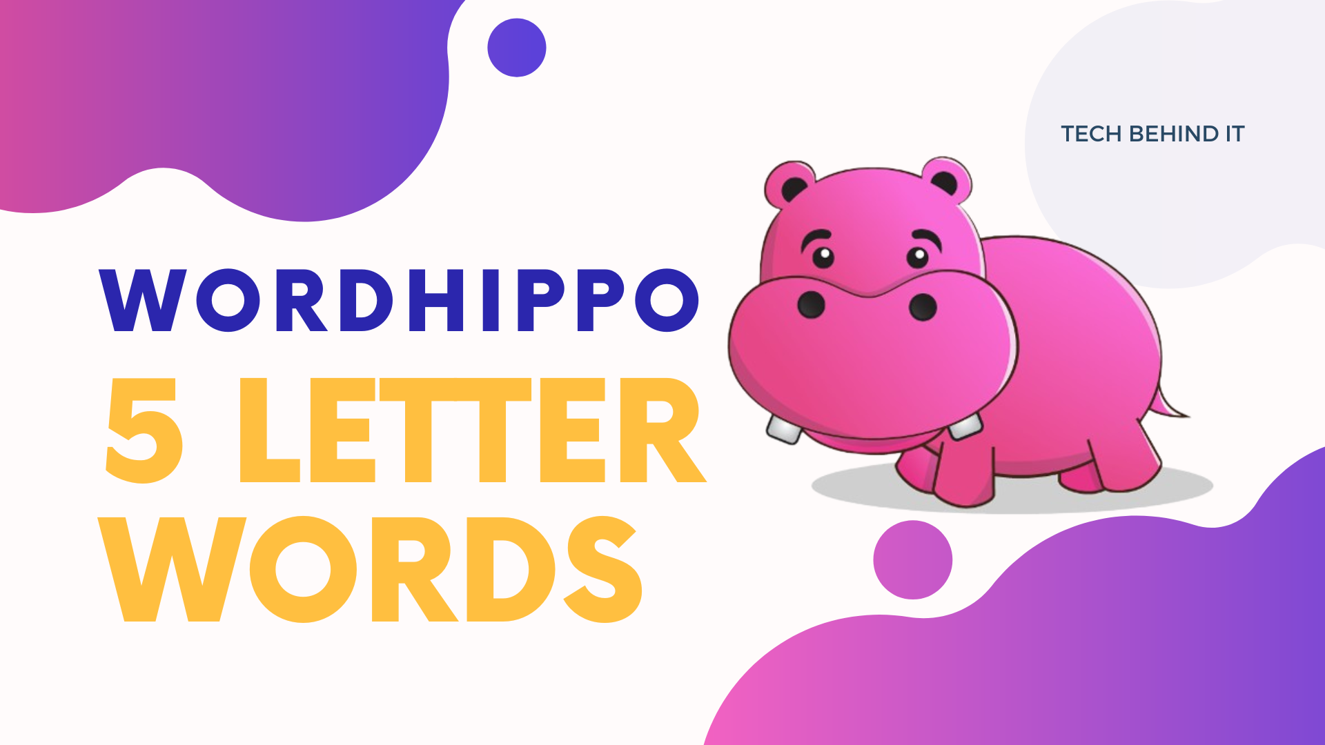 wordhippo five letter words