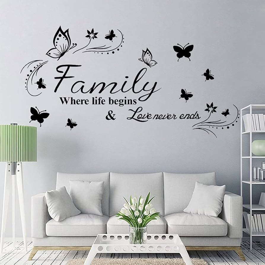 wall art decals for living room