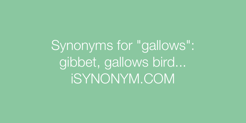 gallows synonym