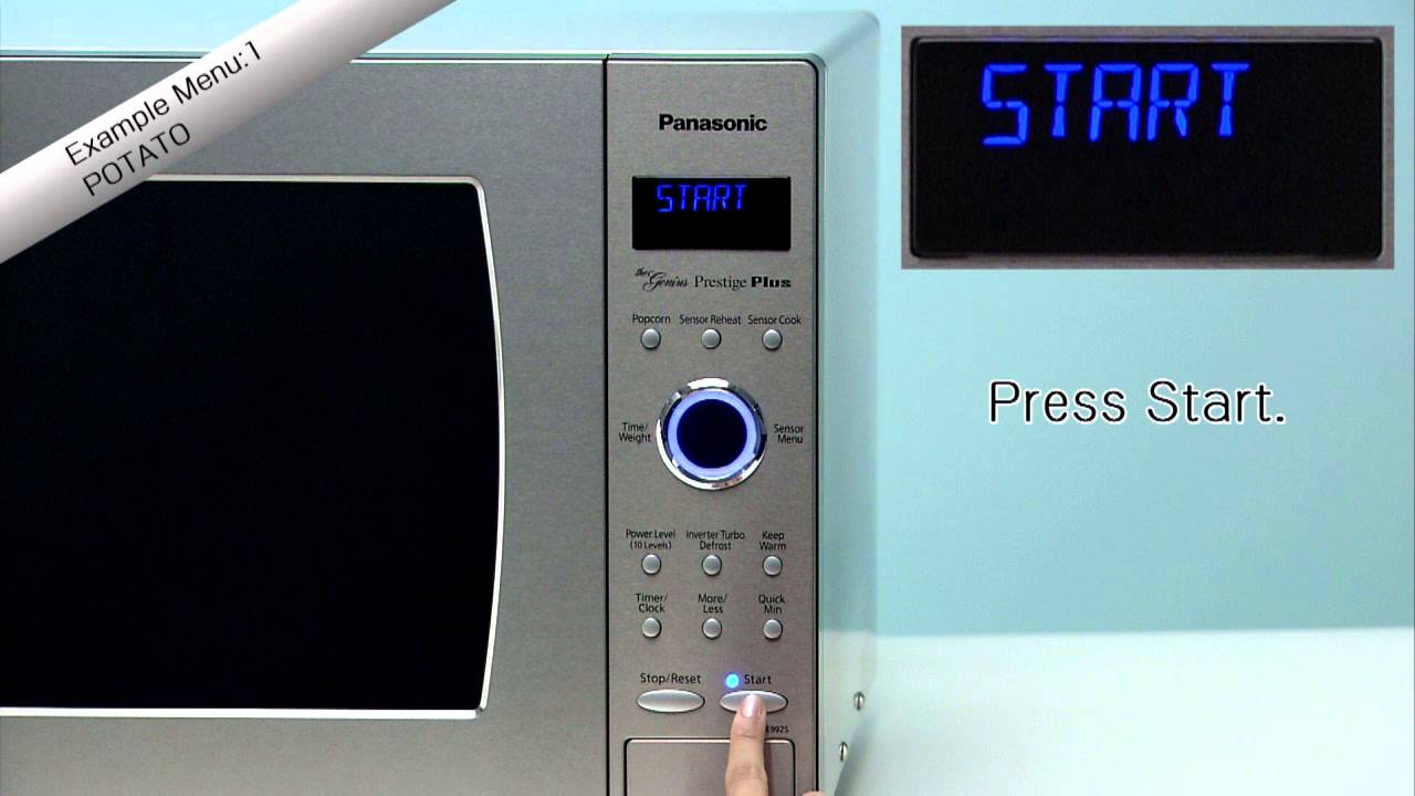 how to work a panasonic microwave