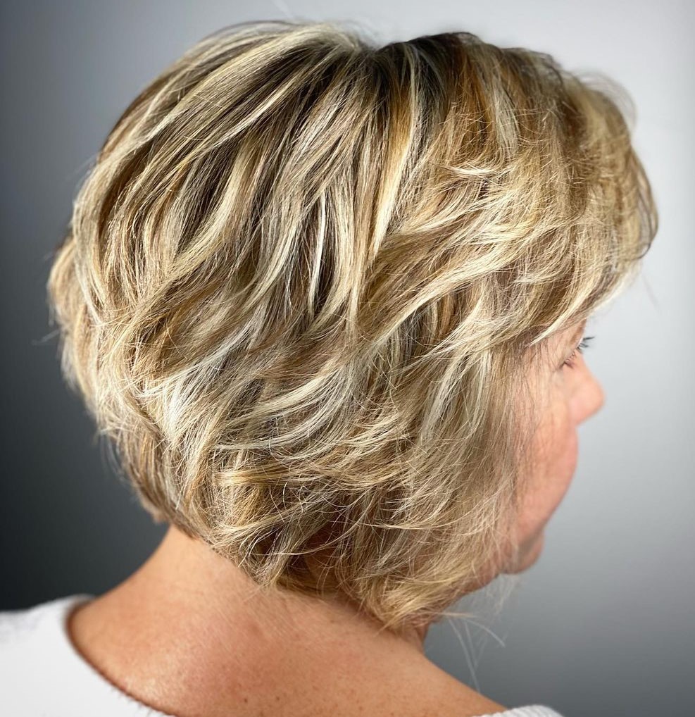 short layered hairstyles for over 50