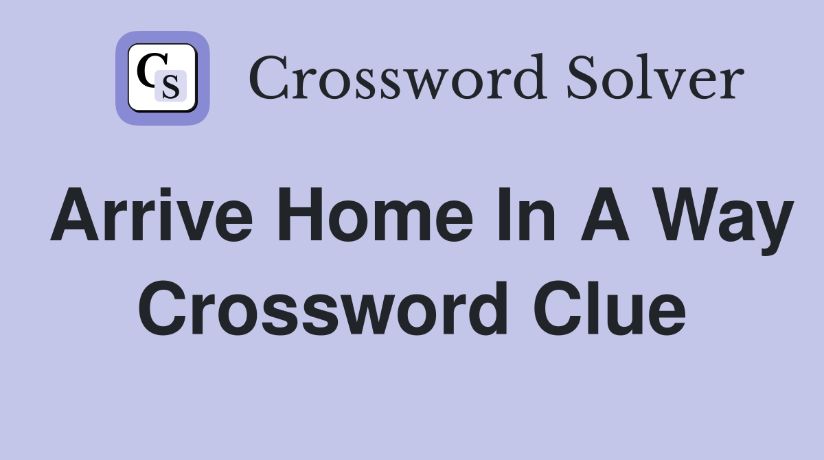 by way of an answer crossword clue