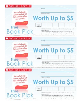 scholastic dollars promo code