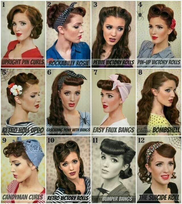 hairdos in the 50s