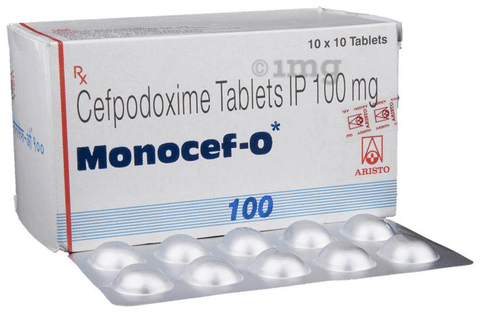 monocef o 100 tablet uses