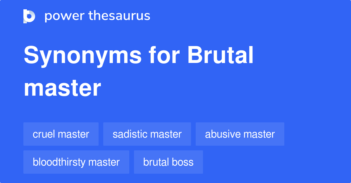 brutal synonym