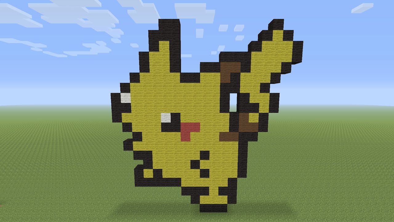 minecraft pixel art pokemon