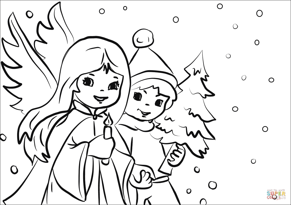 dibujos para colorear online de navidad