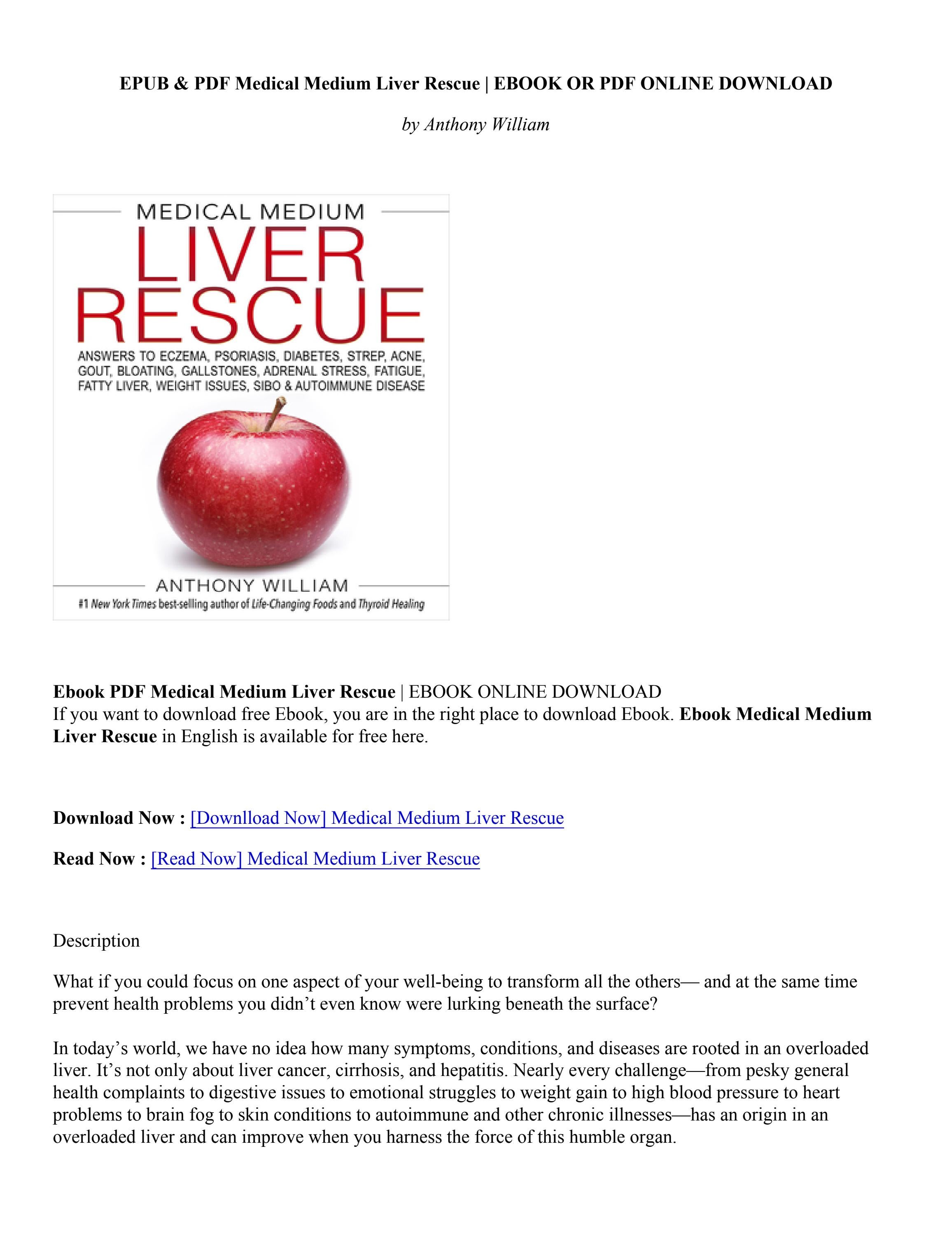 liver rescue pdf free