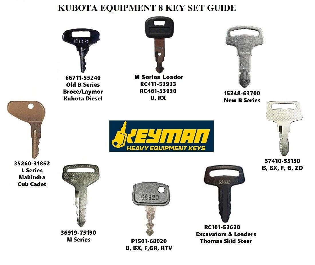 kubota keys