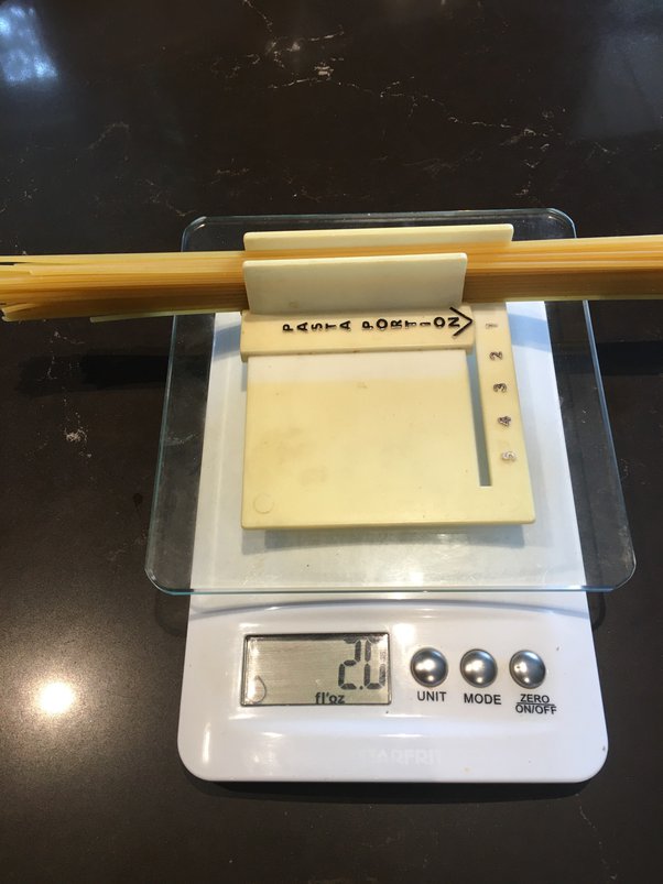 100g dry pasta cooked weight