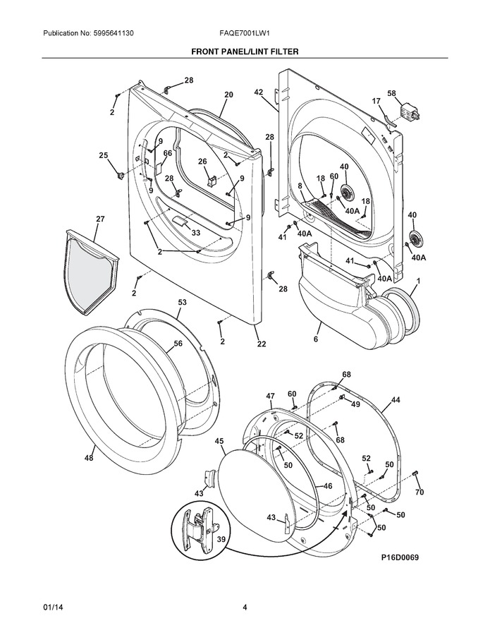 frigidaire dryer parts