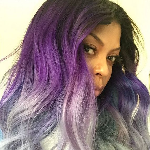 purple ombre hair