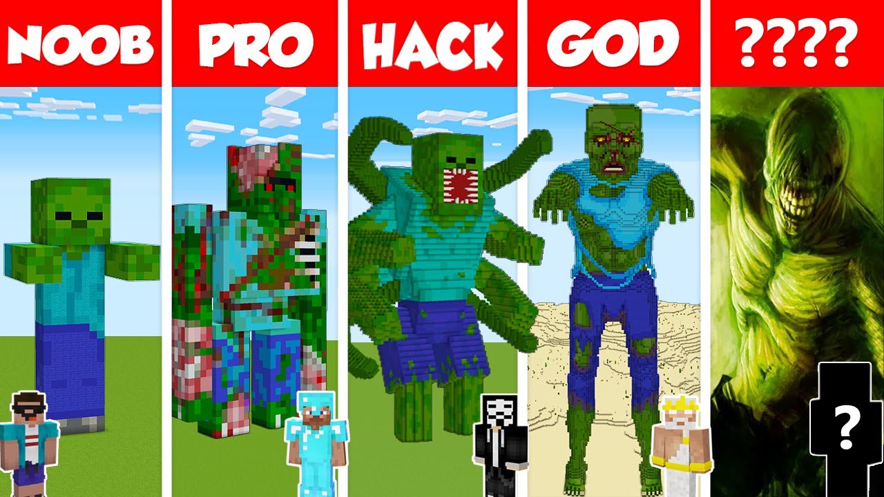 noob vs pro vs hacker vs god