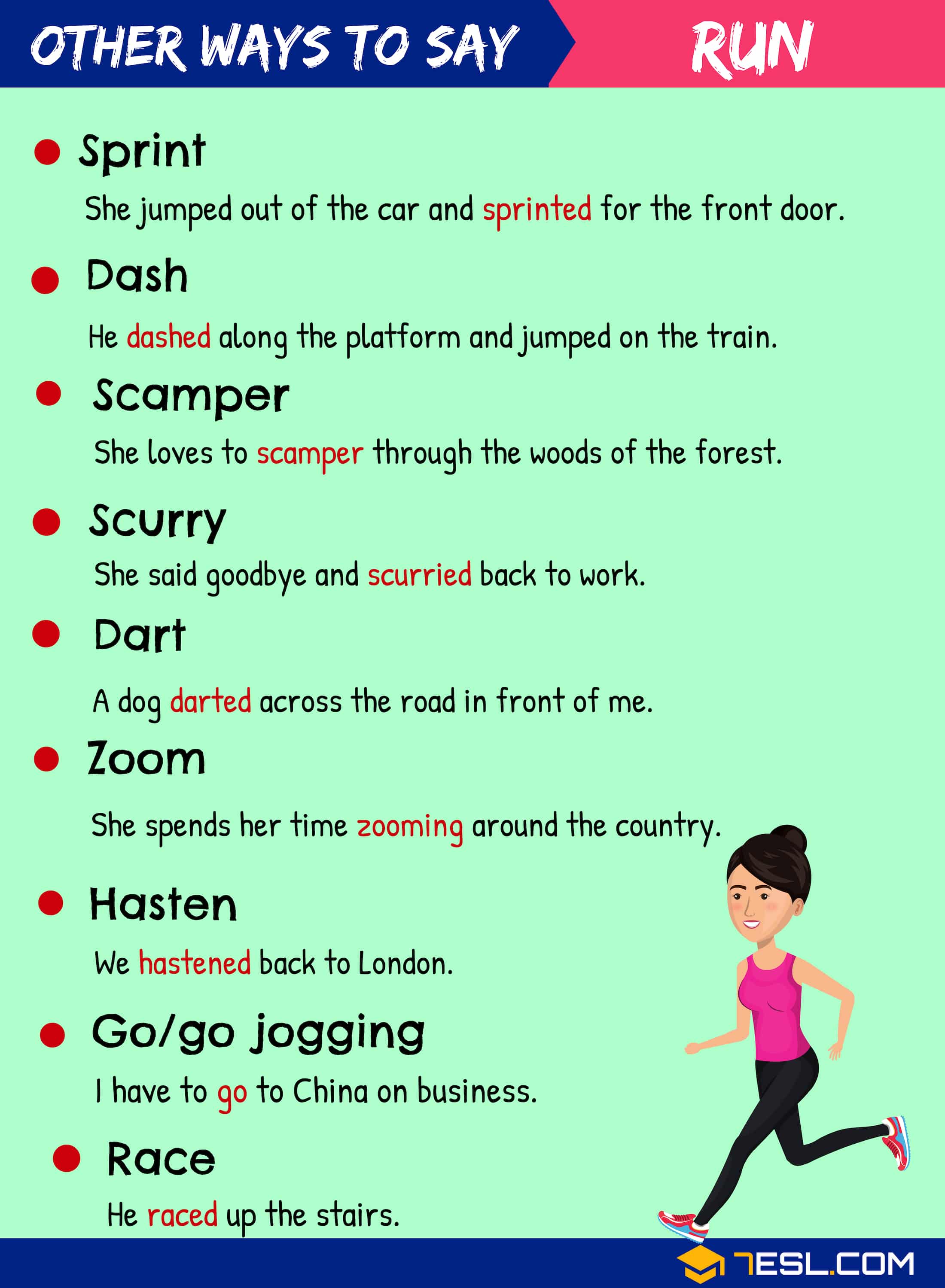 synonym for run