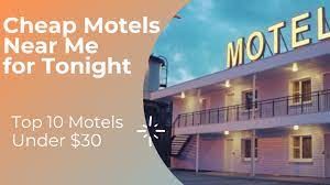 cheap motels near me for tonight