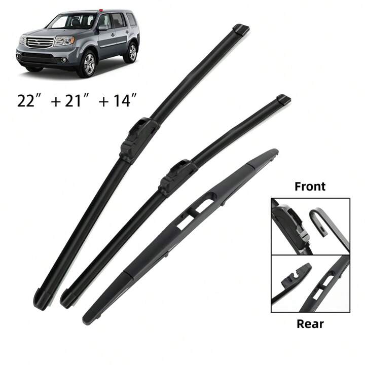 2009 honda pilot wiper blade size