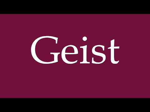 geist pronunciation