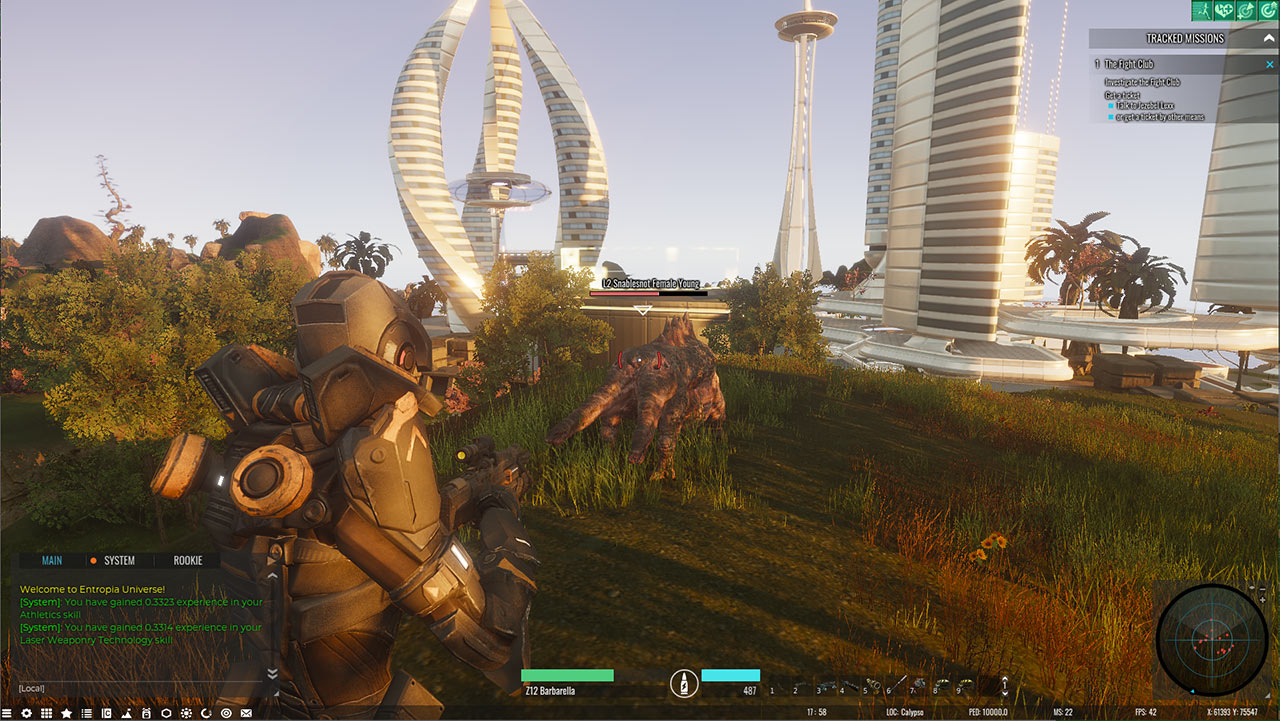 entropia universe