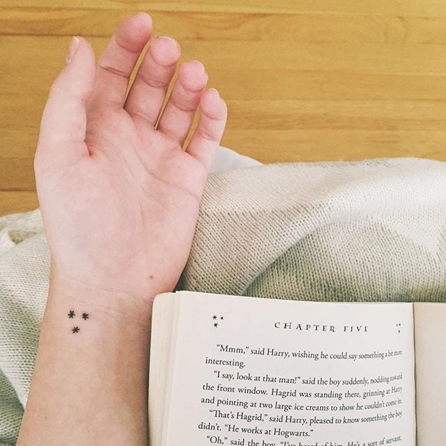 small tattoos for book lovers