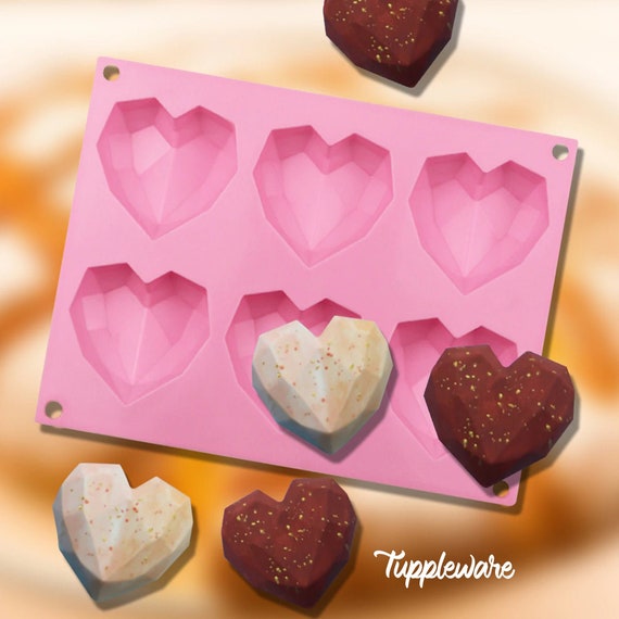 3d chocolate heart mold