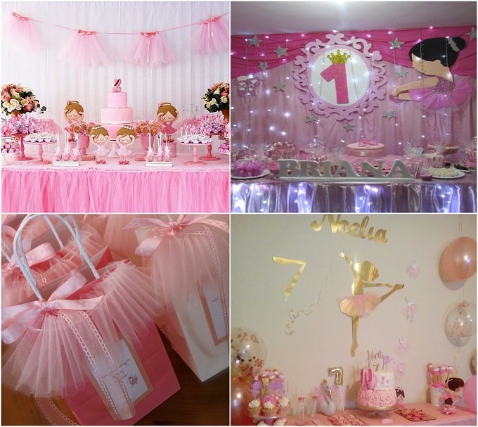 decoracion cumpleaños ballet