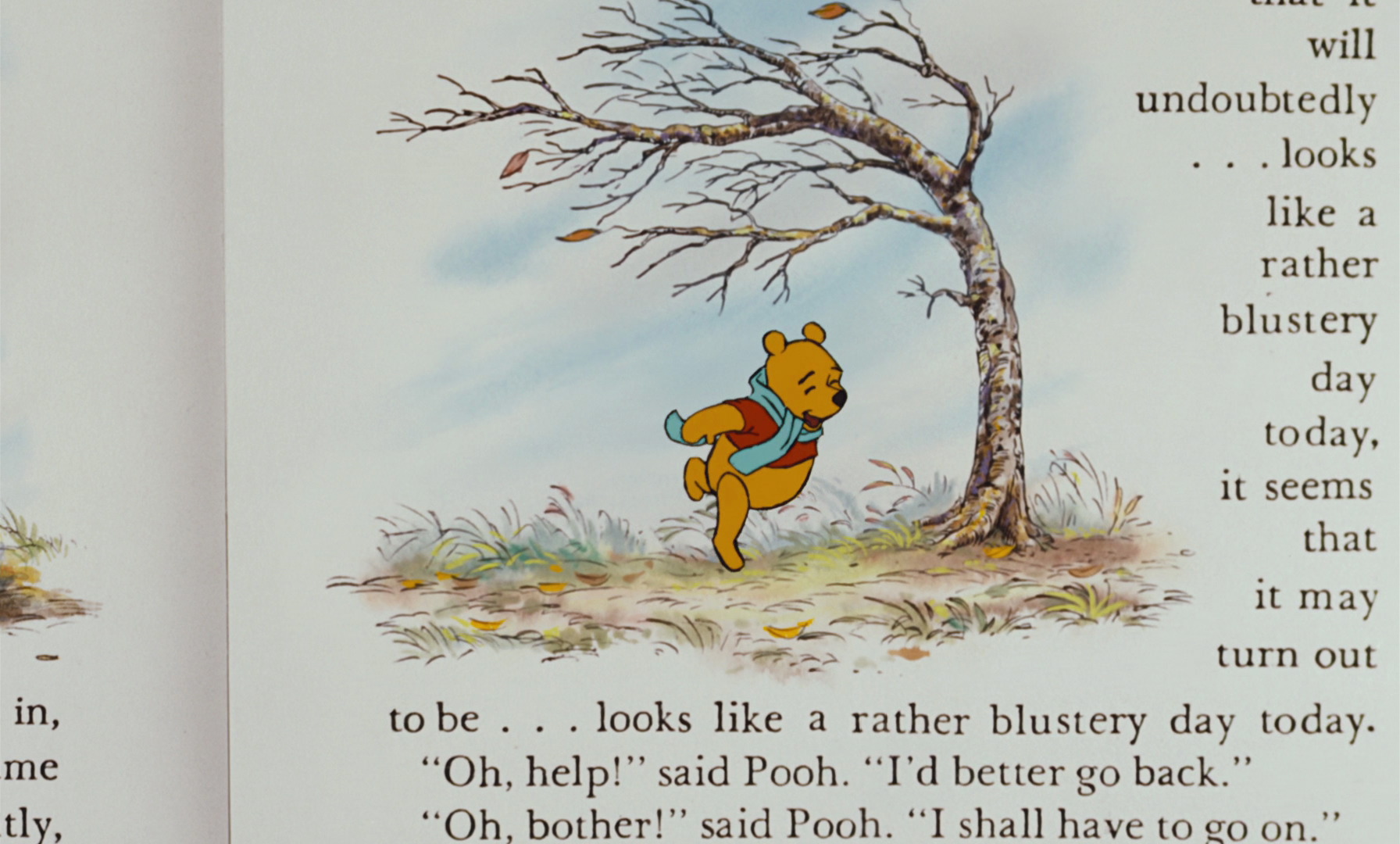 pooh blustery day