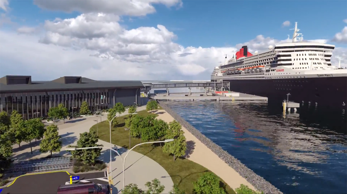 new brisbane cruise terminal opening date