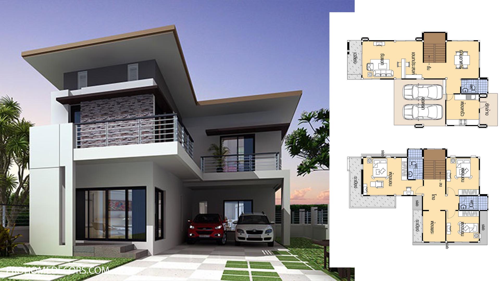 4 bedroom 2 story house plans