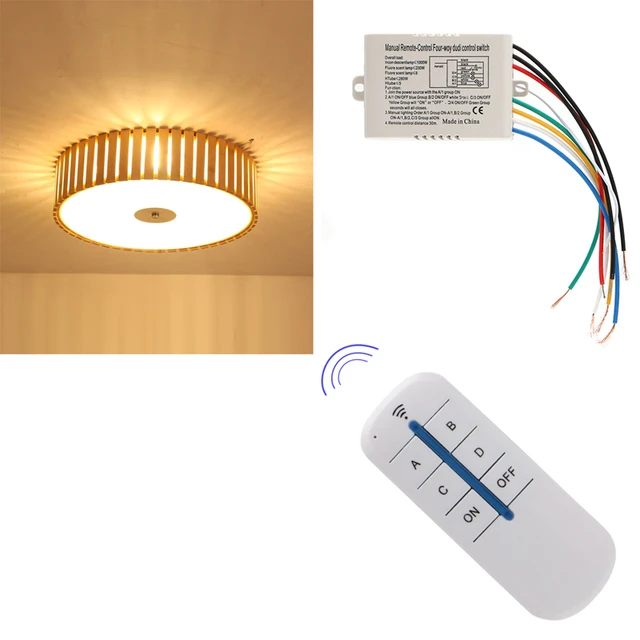 light fixture remote control receiver