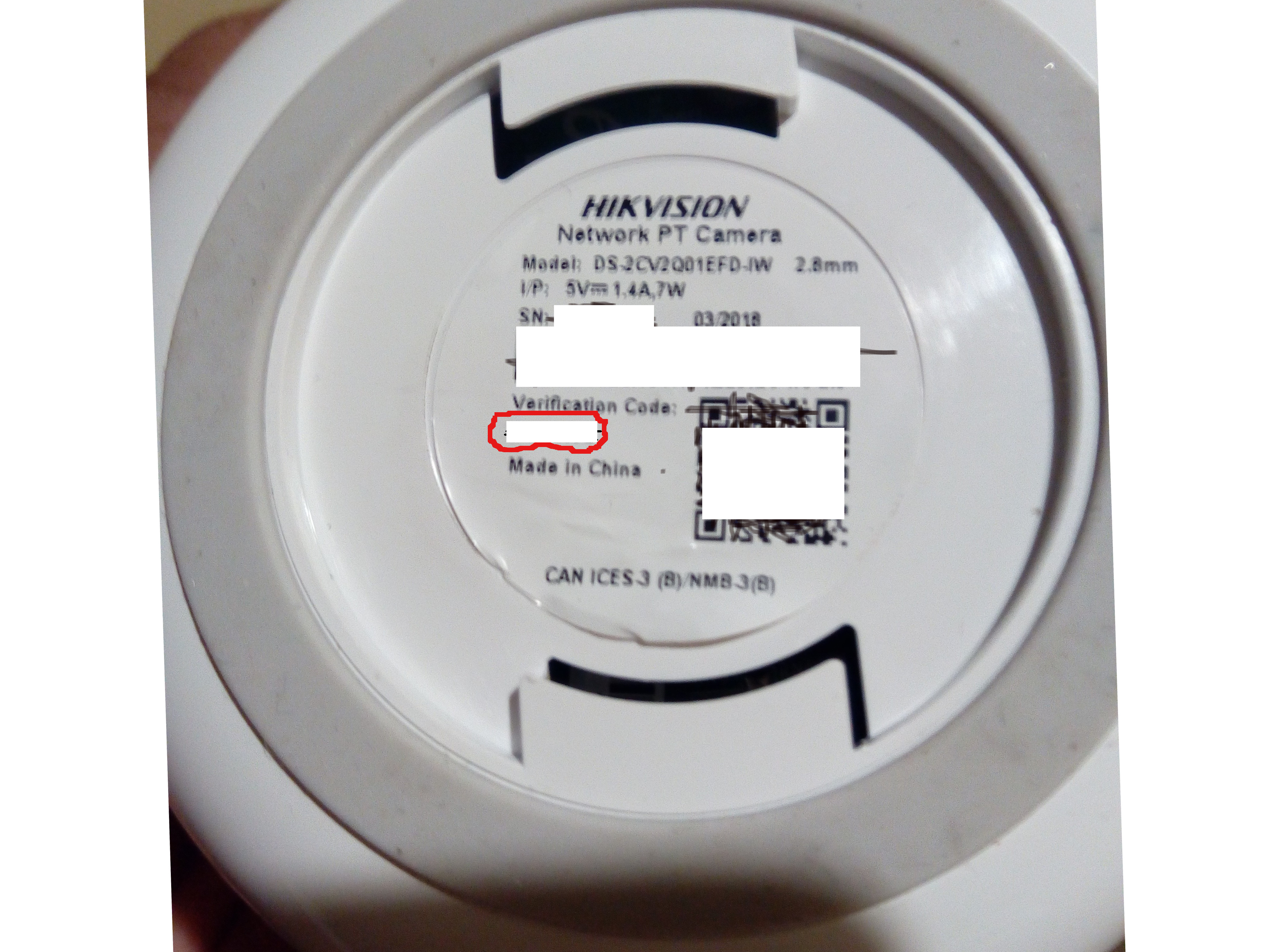 default password for hikvision camera