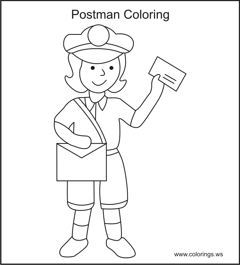 mailman coloring