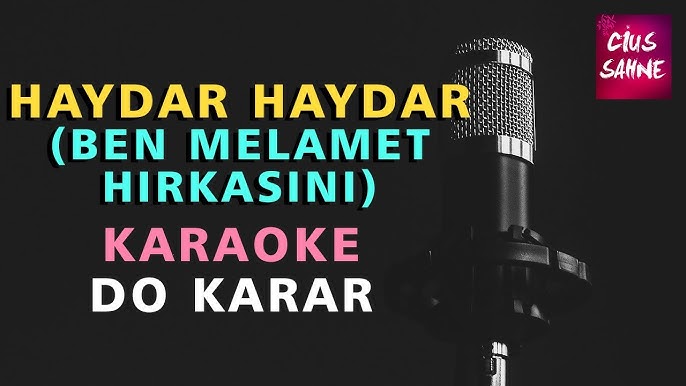 karaoke haydar haydar