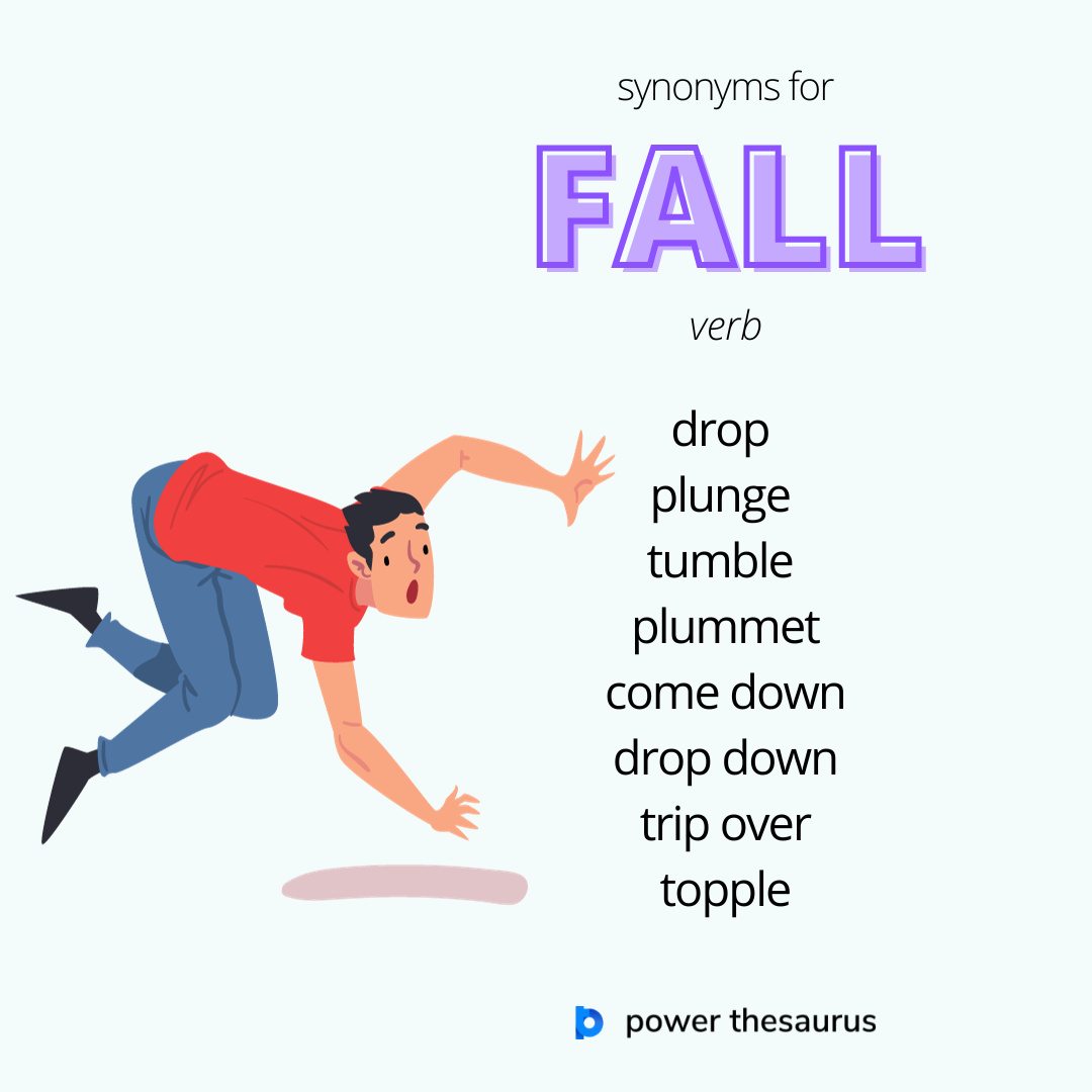 falling synonyms