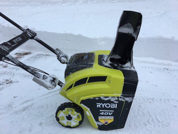 cordless snow blower