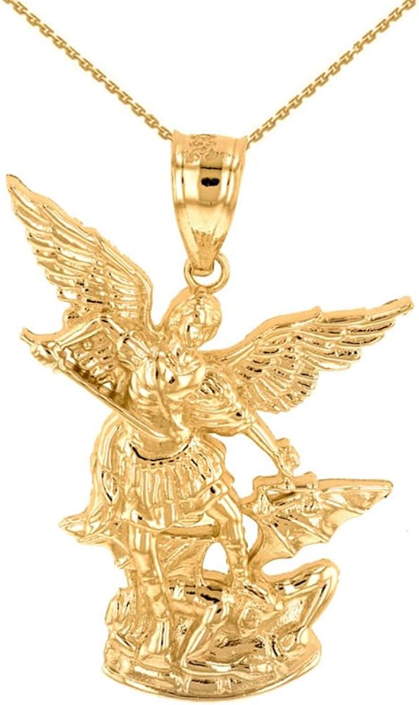 st michael archangel pendant